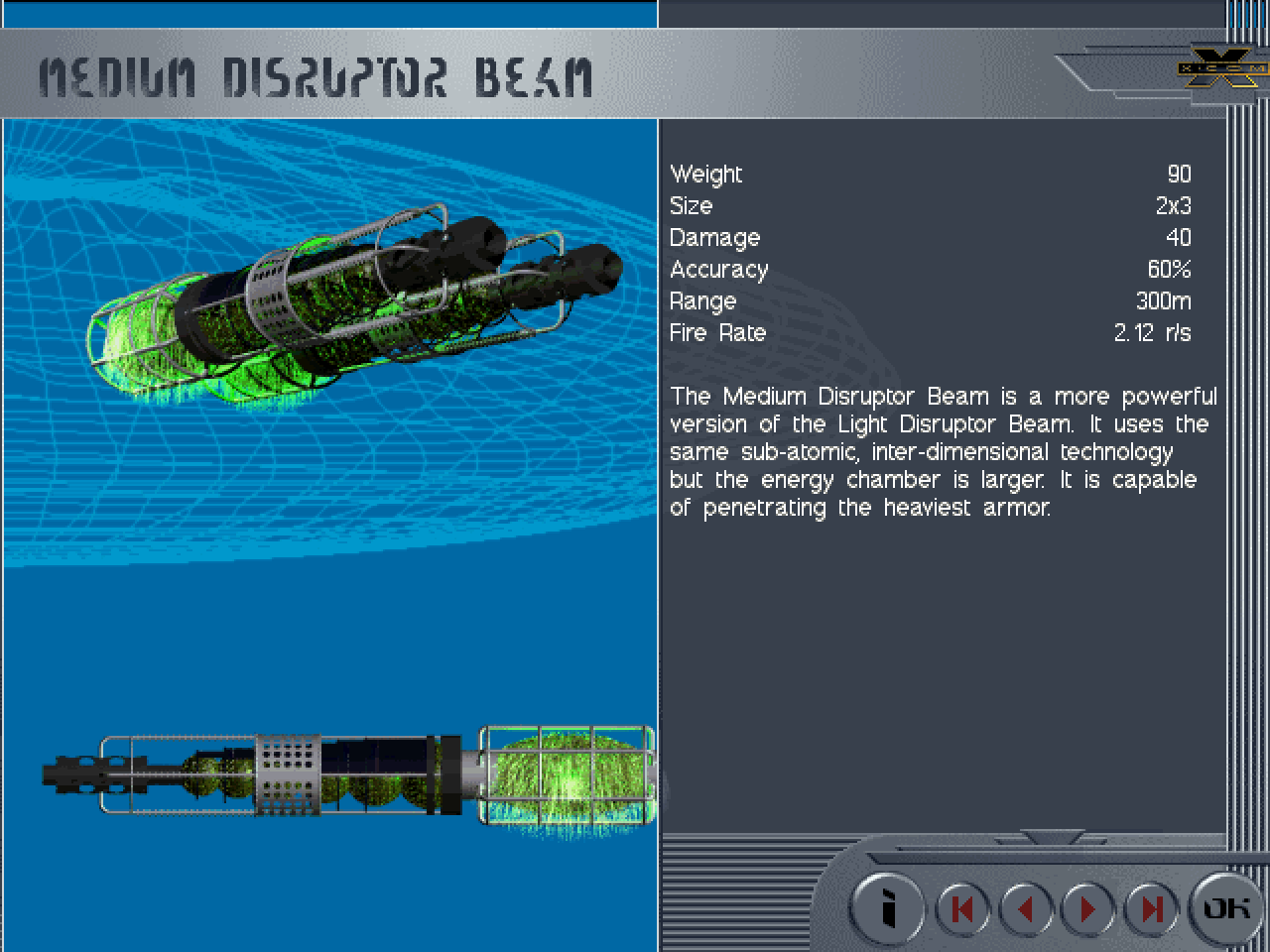 Medium Disruptor Beam